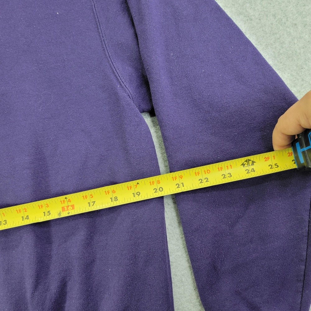 TCU Horned Frogs Sweatshirt Mens Medium Purple NCAA Football Champion Crewneck - Picture 7 of 9
